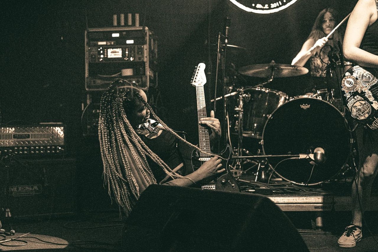 Badskin performing at Rock bar Download during SPIKE Bulgarian Music Showcase 2023 in Plovdiv, Bulgaria
