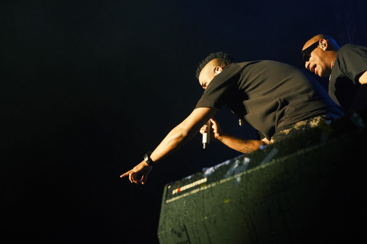 Gente de Zona performing at Francofolies de Bulgarie 2023 — photograph 37 of 107.