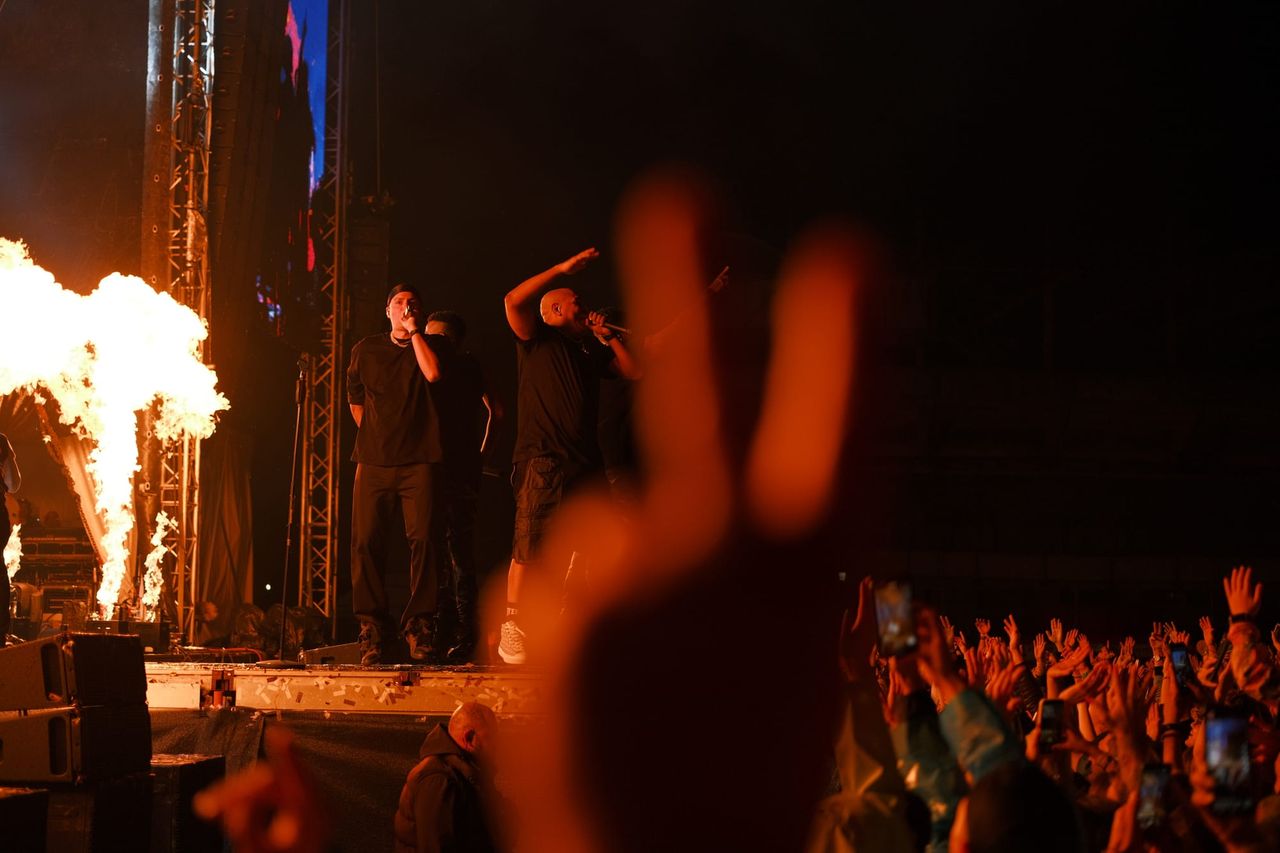 Gente de Zona performing at Francofolies de Bulgarie 2023 — photograph 66 of 107.