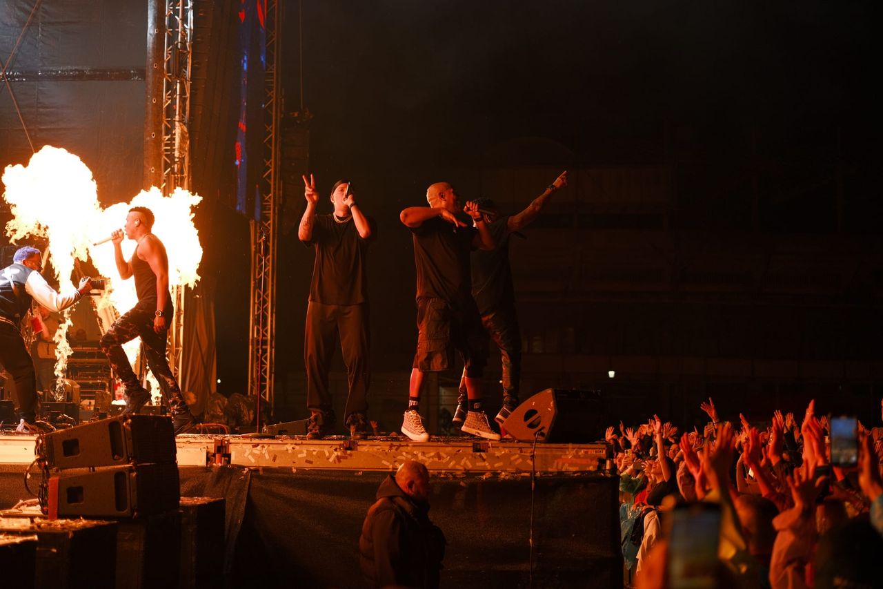 Gente de Zona performing at Francofolies de Bulgarie 2023 — photograph 67 of 107.