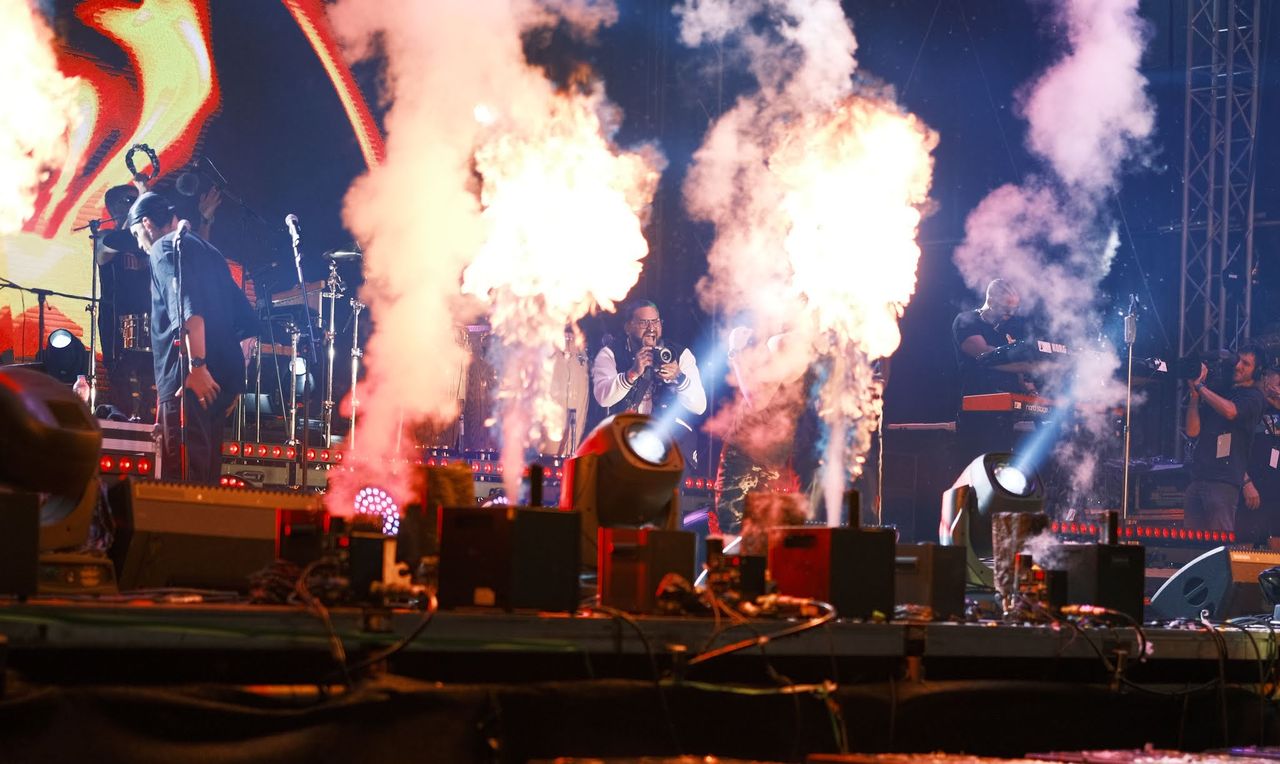 Gente de Zona performing at Francofolies de Bulgarie 2023 — photograph 68 of 107.