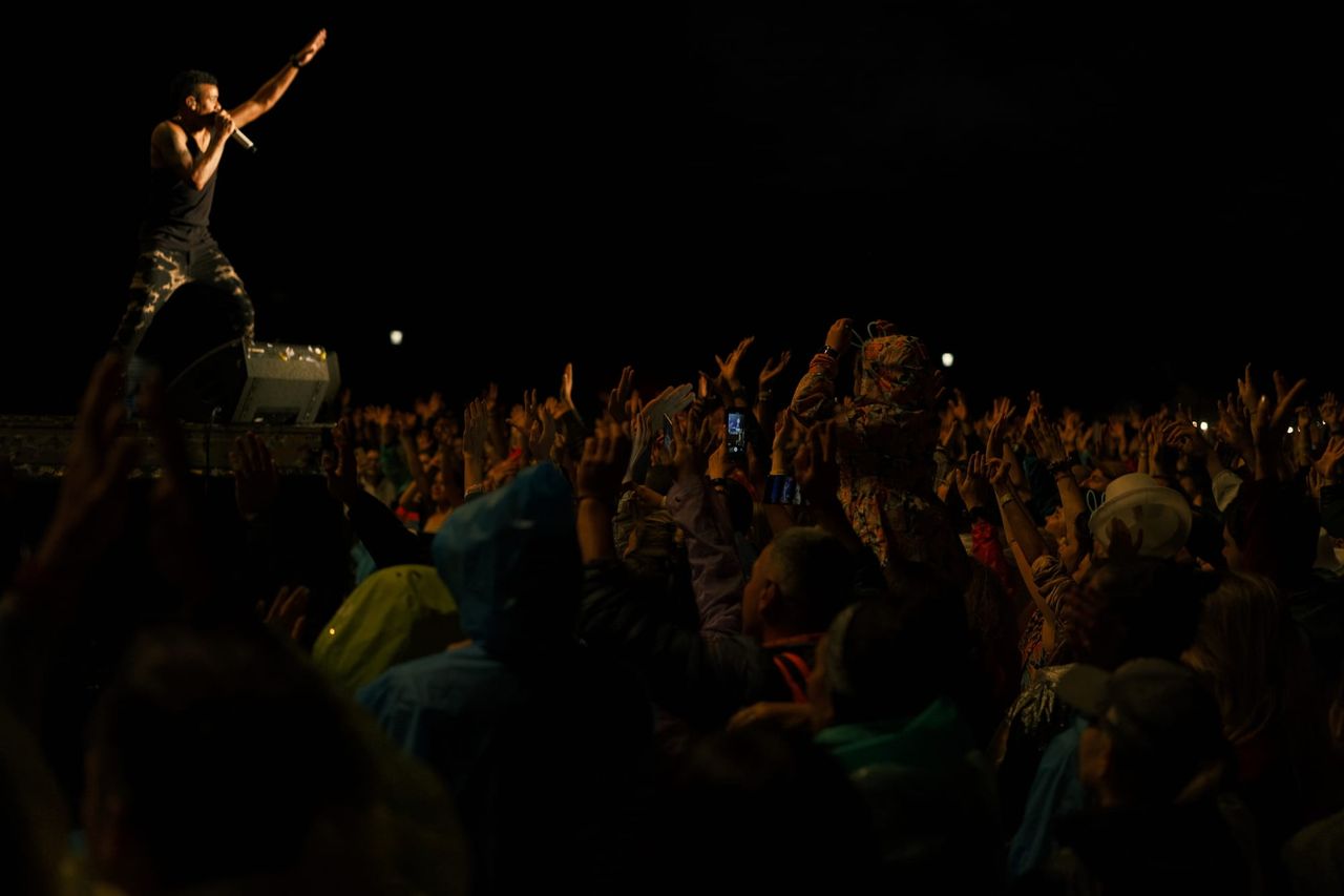Gente de Zona performing at Francofolies de Bulgarie 2023 — photograph 69 of 107.