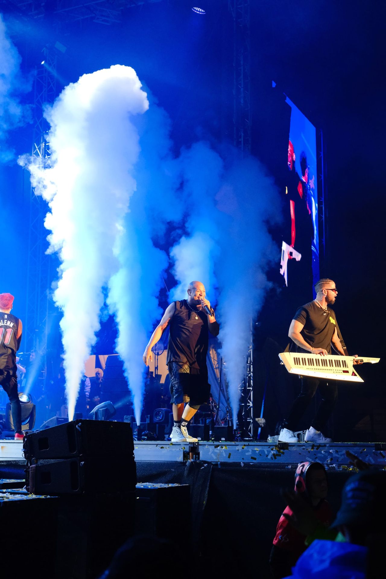 Gente de Zona performing at Francofolies de Bulgarie 2023 — photograph 87 of 107.