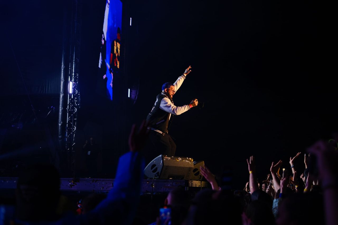 Gente de Zona performing at Francofolies de Bulgarie 2023 — photograph 92 of 107.