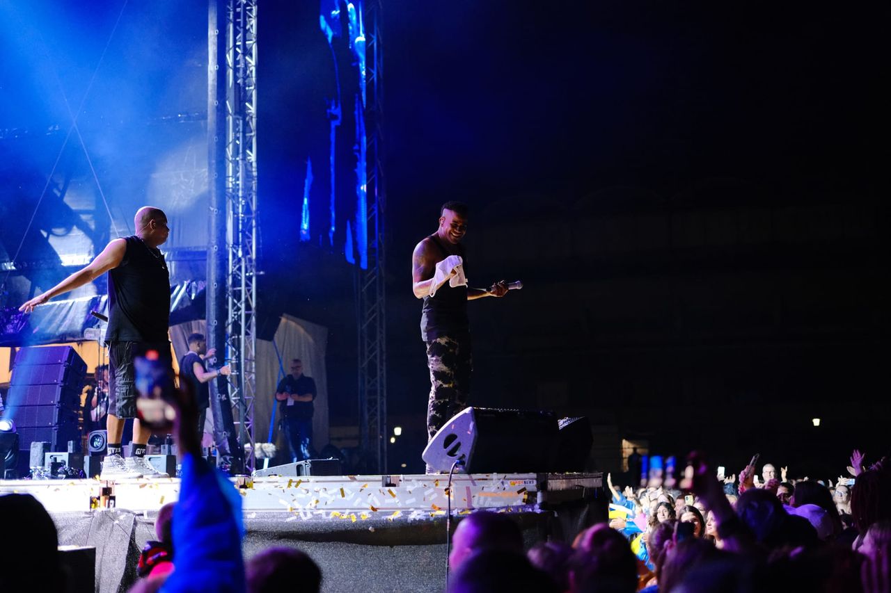 Gente de Zona performing at Francofolies de Bulgarie 2023 — photograph 95 of 107.
