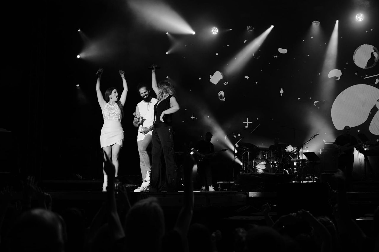 Helena Paparizou performing at Francofolies de Bulgarie 2023 — photograph 15 of 24.
