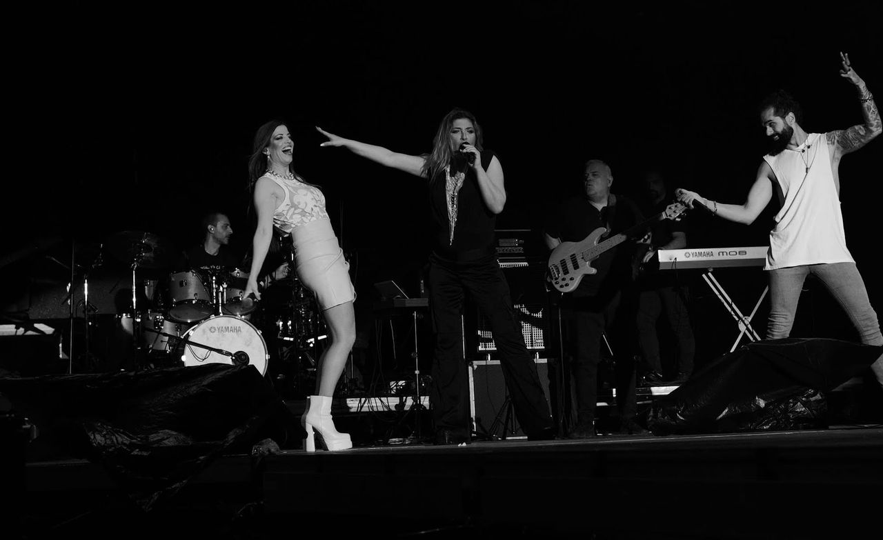 Helena Paparizou performing at Francofolies de Bulgarie 2023 — photograph 18 of 24.