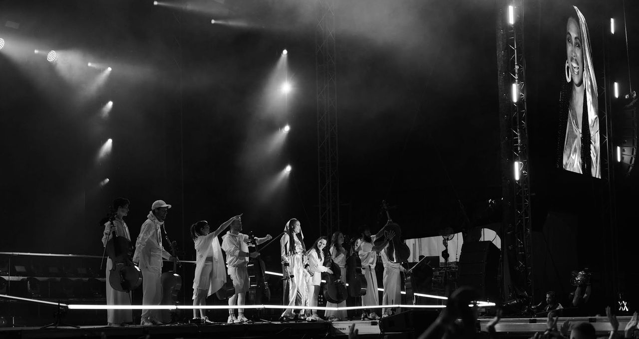 Imany performing at Francofolies de Bulgarie 2023 — photograph 34 of 40.