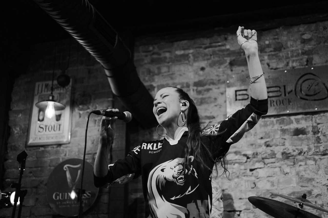 Leona Berlin performing at SPIKE Bulgarian Music Showcase 2023 in Plovdiv, Bulgaria