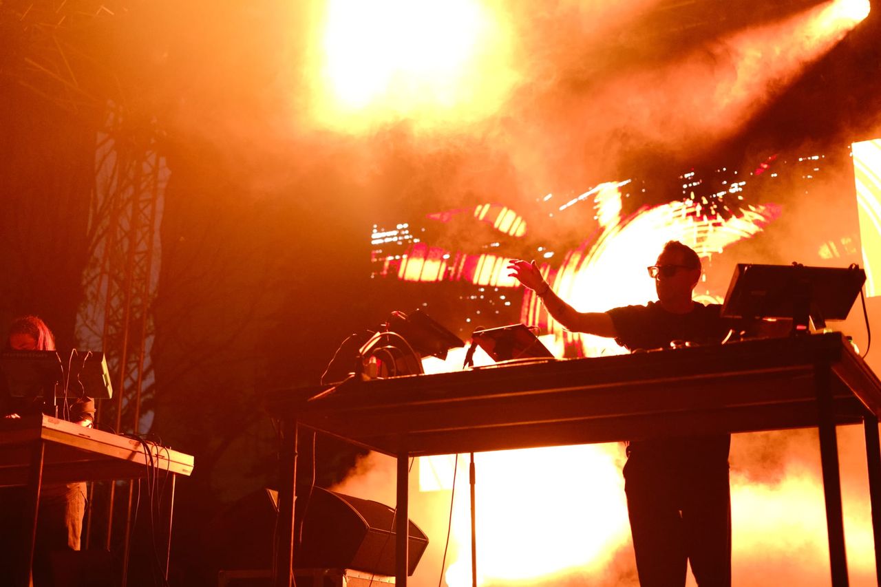 UNKLE x Steven Weston performing at Sofia Live Fest 2023 — photograph 15 of 77.