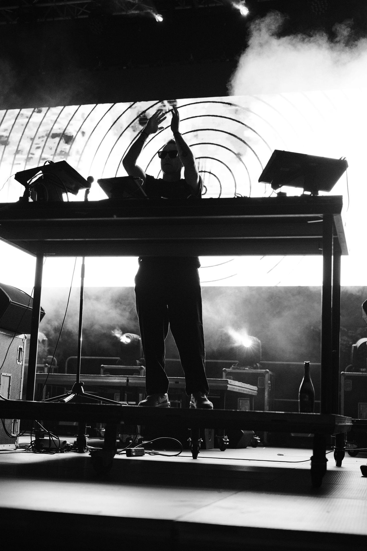 UNKLE x Steven Weston performing at Sofia Live Fest 2023 — photograph 20 of 77.