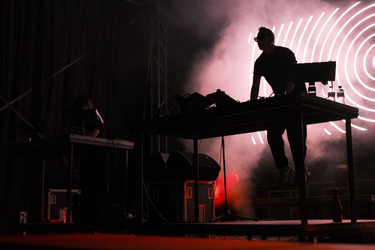 UNKLE x Steven Weston performing at Sofia Live Fest 2023 — photograph 50 of 77.