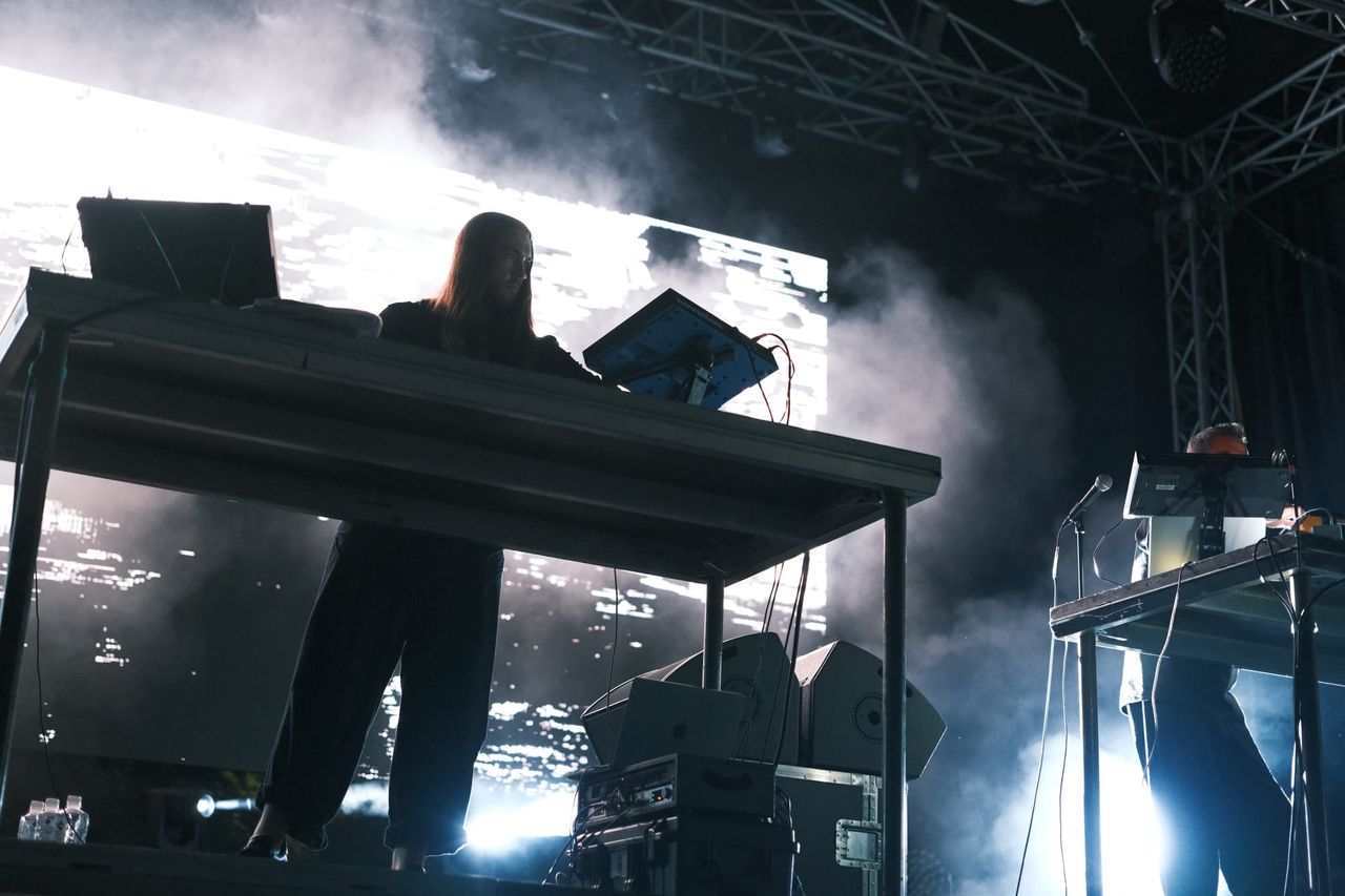 UNKLE x Steven Weston performing at Sofia Live Fest 2023 — photograph 73 of 77.