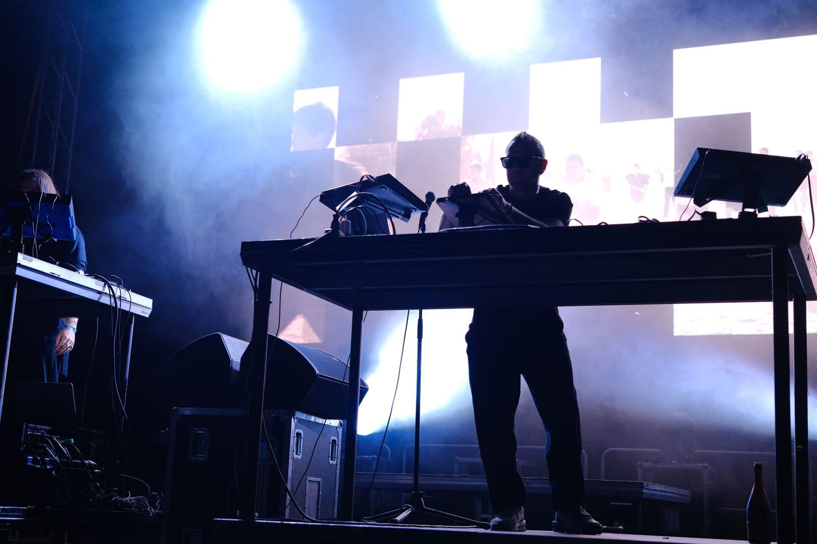UNKLE x Steven Weston performing at Sofia Live Fest 2023 — photograph 35 of 77.
