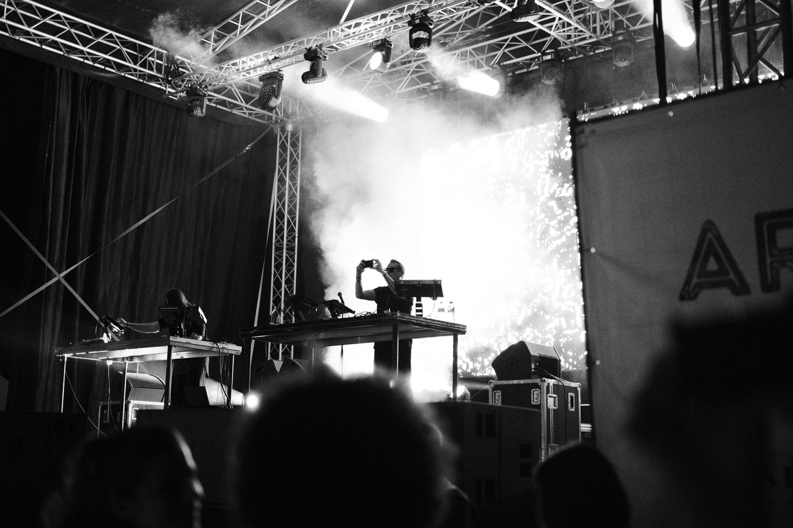 UNKLE x Steven Weston performing at Sofia Live Fest 2023 — photograph 76 of 77.